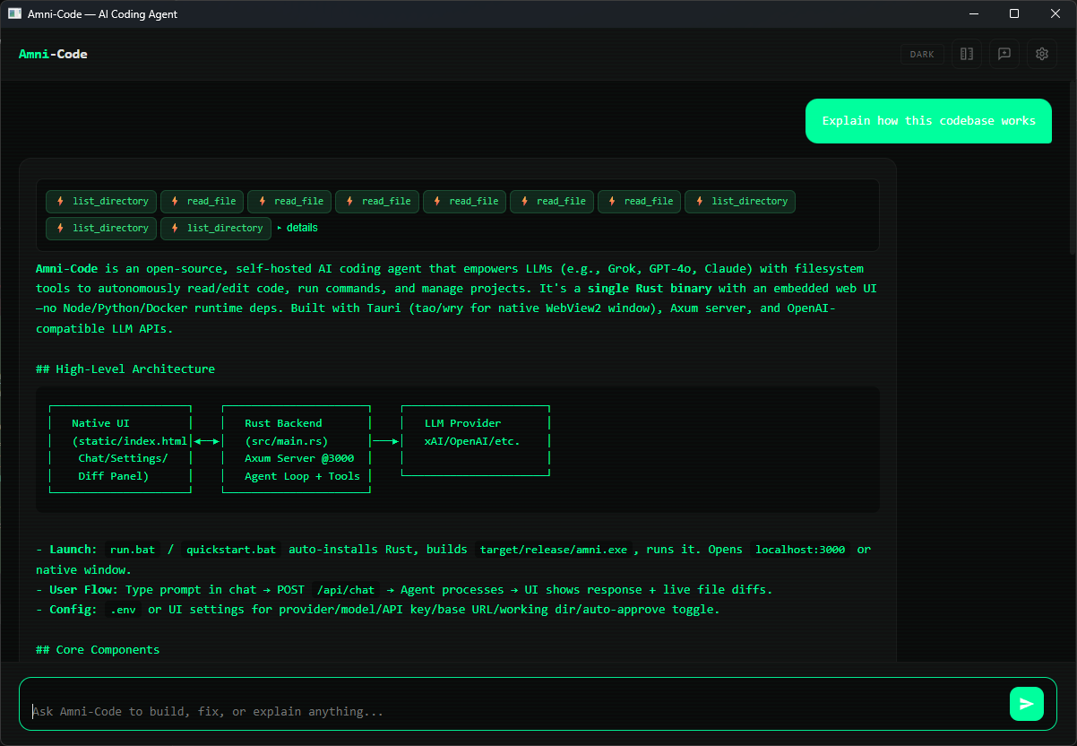 Amni-Code AI Response